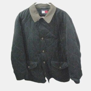 Tommy Hilfiger Men's Black Quilted Jacket Size Medium